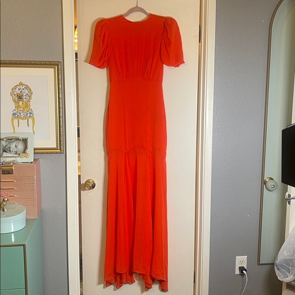 Aqua Gown by De La Vali size 8 - Picture 3 of 8